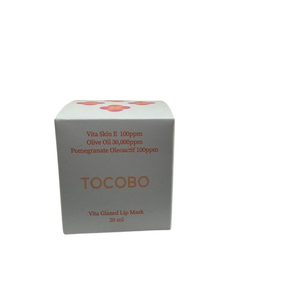 K-Care: TOCOBO Vita Glazed Lip Mask – Korean Vegan Lip Scrub*Pomegranate